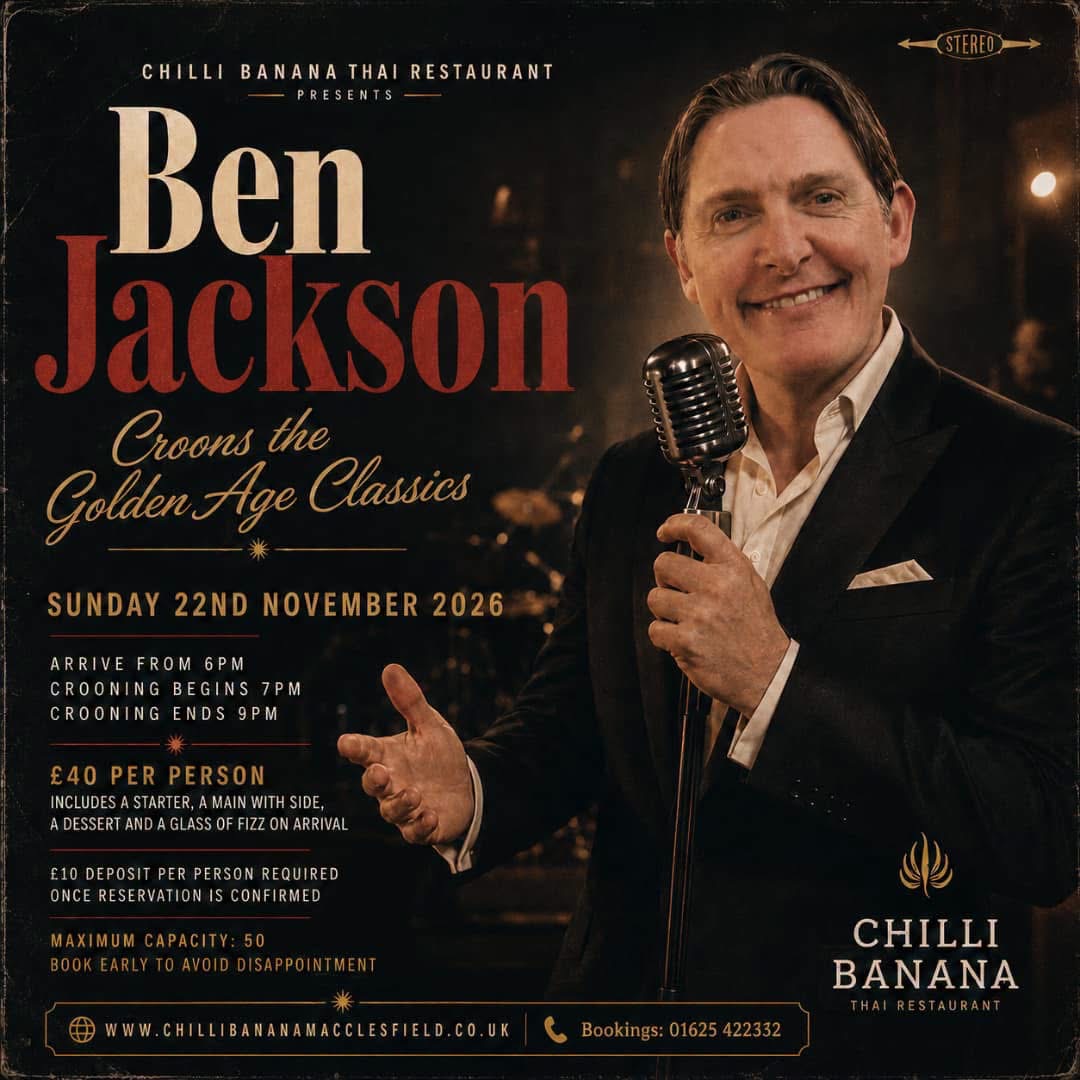 crooner night at chilli banana macclesfield